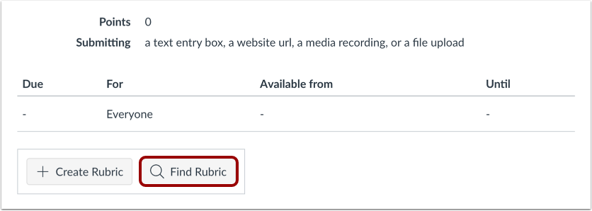 Adding an Enhanced Rubric to an Assignment